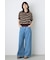 AZUL DENIM 甘撚りバギーパンツ