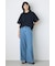 AZUL DENIM 甘撚りバギーパンツ