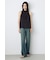 AZUL DENIM ハイウエストワイドデニム