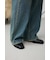 AZUL DENIM ハイウエストワイドデニム