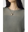 畔編み半袖ニットトップス