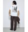 バーティカルグラフィックTシャツ