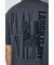 バーティカルグラフィックTシャツ