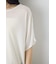 ドレープクロップドTシャツ