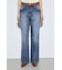 AZUL DENIM センタープレスフレアデニム