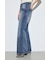 AZUL DENIM センタープレスフレアデニム