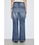AZUL DENIM センタープレスフレアデニム