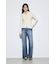 AZUL DENIM センタープレスフレアデニム