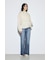 AZUL DENIM センタープレスフレアデニム