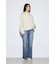 AZUL DENIM センタープレスフレアデニム