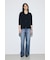 AZUL DENIM センタープレスフレアデニム