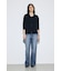 AZUL DENIM センタープレスフレアデニム
