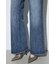 AZUL DENIM センタープレスフレアデニム