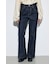 AZUL DENIM センタープレスフレアデニム