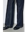 AZUL DENIM センタープレスフレアデニム