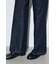 AZUL DENIM センタープレスフレアデニム