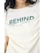 フロントギャザーカラーロゴTシャツ