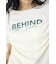 フロントギャザーカラーロゴTシャツ