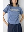 フロントギャザーカラーロゴTシャツ