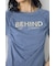 フロントギャザーカラーロゴTシャツ