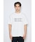 引き揃え天竺Didn't care Tシャツ