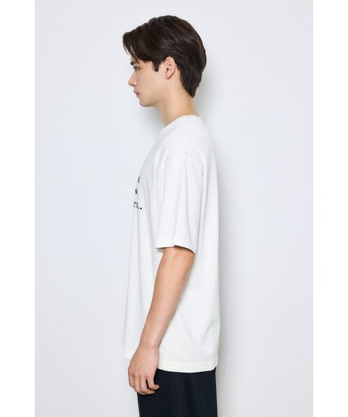 引き揃え天竺Didn't care Tシャツ｜アズールバイマウジーの通販｜&mall