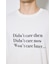 引き揃え天竺Didn't care Tシャツ