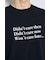 引き揃え天竺Didn't care Tシャツ
