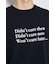 引き揃え天竺Didn't care Tシャツ
