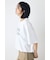 ドロップショルダーロゴ5分袖Tシャツ