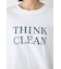 ドロップショルダーロゴ5分袖Tシャツ