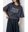 ドロップショルダーロゴ5分袖Tシャツ