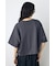 ドロップショルダーロゴ5分袖Tシャツ