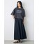 ドロップショルダーロゴ5分袖Tシャツ