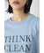 ドロップショルダーロゴ5分袖Tシャツ
