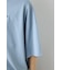 ドロップショルダーロゴ5分袖Tシャツ