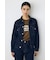 AZUL DENIM タイトフィットデニムジャケット