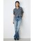 AZUL DENIM セミフレアデニム