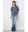 AZUL DENIM セミフレアデニム