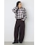 AZUL DENIM カラーワイドデニム