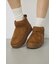 【WEB限定】厚底ムートンショートブーツ