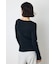 【VERY10月号掲載】スクエアネックリブニット