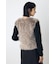 【着丈バリエ】ミックスファーベスト