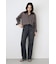 AZUL DENIM ハイウエストワイドデニム