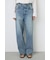 AZUL DENIM ハイウエストワイドデニム