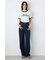 AZUL DENIM ハイウエストワイドデニム