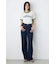 AZUL DENIM ハイウエストワイドデニム