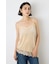 ベロアレースアシメキャミソール