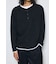 フェイクレイヤードヘンリーネックトップス