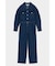 VOLUME SLEEVE DENIM ジャンプスーツ